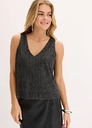Cropped top met diep decolleté, bonprix