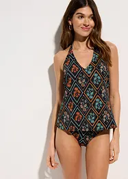 Halter tankini met V-hals (2-dlg. set), bonprix