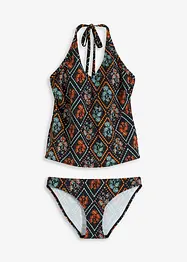 Halter tankini met V-hals (2-dlg. set), bonprix