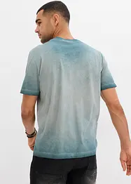T-shirt in een verwassen look van biologisch katoen, bonprix