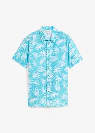 Overhemd met korte mouwen van viscose, bonprix