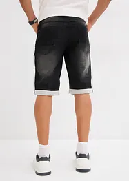 Sweat jeans bermuda, relaxed fit, bonprix