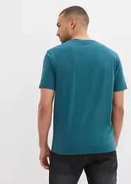 Henley shirt van biologisch katoen (set van 2), bonprix