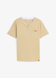 Henley shirt van puur biologisch katoen, bonprix