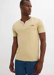 Henley shirt van puur biologisch katoen, bonprix