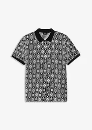 Poloshirt met korte mouwen van biologisch katoen, bonprix