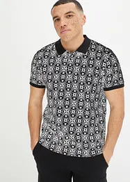 Poloshirt met korte mouwen van biologisch katoen, bonprix