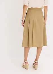 Plooirok van soepele viscose, bonprix