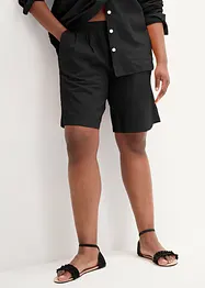 Bermuda van een linnen-katoenmix, bonprix
