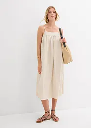Jurk met spaghettibandjes van een soepele viscose-mix, bonprix
