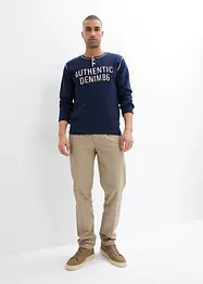 Henley trui van puur katoen, bonprix
