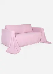 Sprei met franjes van mousseline, bonprix