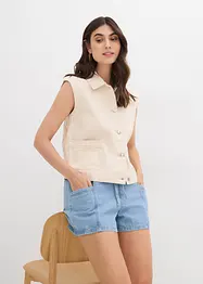 Jeans short high waist, comfortabele band, bonprix