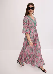Gedessineerde maxi jurk van soepele viscose, bonprix