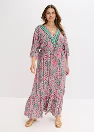 Gedessineerde maxi jurk van soepele viscose, bonprix