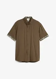 Overhemd met korte mouwen, slim fit, bonprix