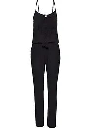 Jumpsuit van gestructureerde viscose, bonprix
