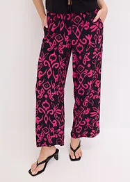 Gedessineerde Marlene broek van soepele viscose, bonprix
