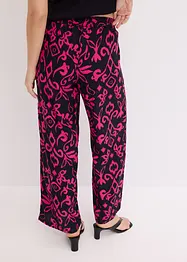Gedessineerde Marlene broek van soepele viscose, bonprix