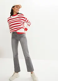 Straight jeans mid waist, stretch, bonprix