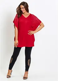 Legging met kant, bonprix