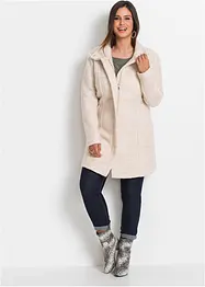 Korte coat van bouclé, bonprix