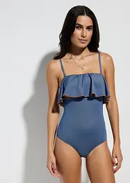 Bandeau badpak in jeanslook, bonprix
