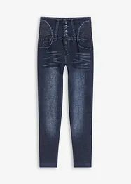 Corrigerende naadloze legging in denim look, sterk corrigerend, bonprix