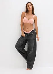Bralette zonder beugels met gevulde cups en biologisch katoen (set van 2), bonprix
