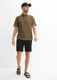 Overhemd met korte mouwen, slim fit, bonprix