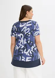 Longshirt met korte mouwen, bonprix