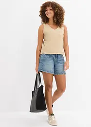 Tanktop van biologisch katoen (set van 2), bonprix