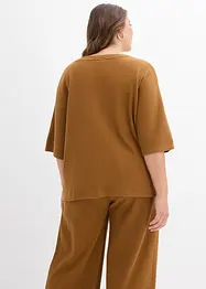 Gestructureerd shirt van katoen, bonprix