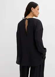 Oversized tuniek van een gestructureerde crinkle viscosemix, bonprix