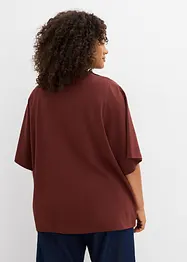 Oversized shirt met wijde mouwen van biologisch katoen, bonprix