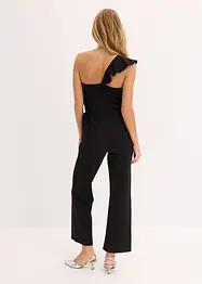 One shoulder jumpsuit met lichte viscose, bonprix