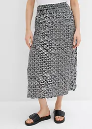 Maxi rok van viscose crinkle, bonprix
