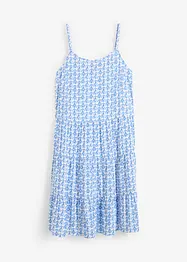 Jurk met spaghettibandjes van soepele viscose, bonprix