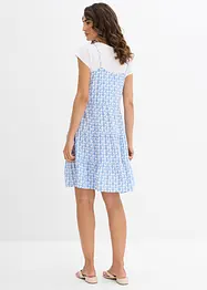 Jurk met spaghettibandjes van soepele viscose, bonprix