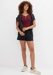 Henley shirt van puur biologisch katoen, bonprix