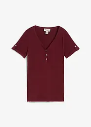 Henley shirt van puur biologisch katoen, bonprix