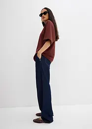 Oversized shirt met wijde mouwen van biologisch katoen, bonprix