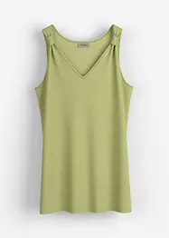 Longtop van viscose-linnen-mix, bonprix