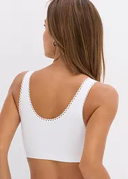 Dubbelzijdig Bralette met zacht katoen (set van 2), bonprix