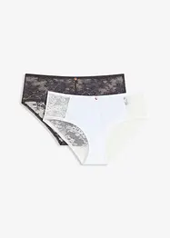 Hipster met kant (set van 2), bonprix