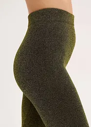 Thermo legging van glittergaren, bonprix