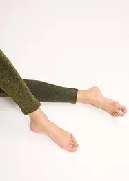 Thermo legging van glittergaren, bonprix