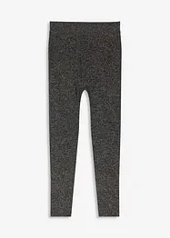 Thermo legging van glittergaren, bonprix