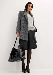 Korte jas in wollen look, bonprix