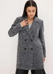 Korte jas in wollen look, bonprix